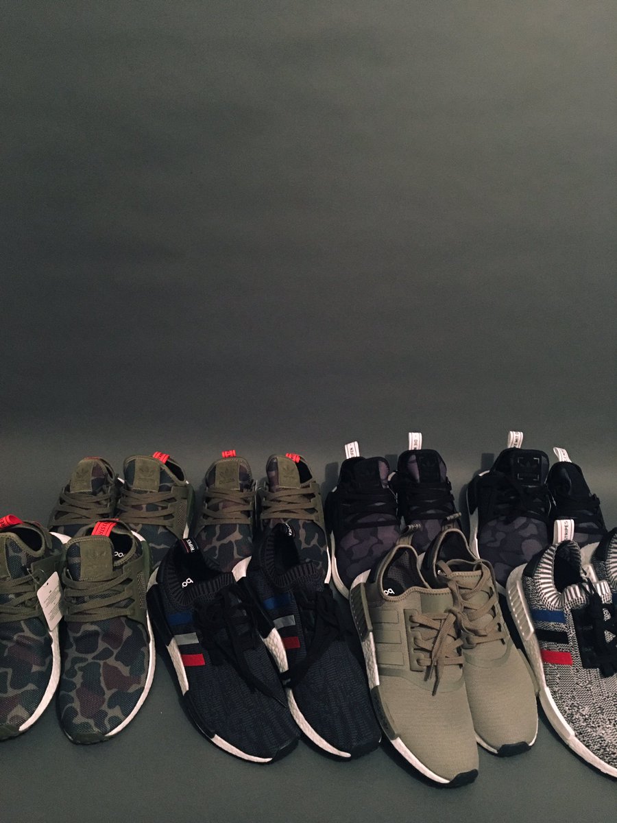 ZuesAndres's tweet photo. The Nmd line up #adidas #nmd https://t.co/muRconq5cU
