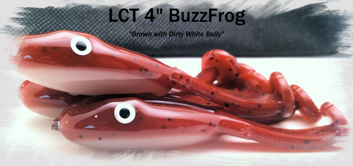 LegacyCustomTac's tweet photo. LCT BuzzFrog in Brown body with Dirty White belly. #frogfishin #bigbassbait Get some today! https://t.co/fpCukUGJw0
