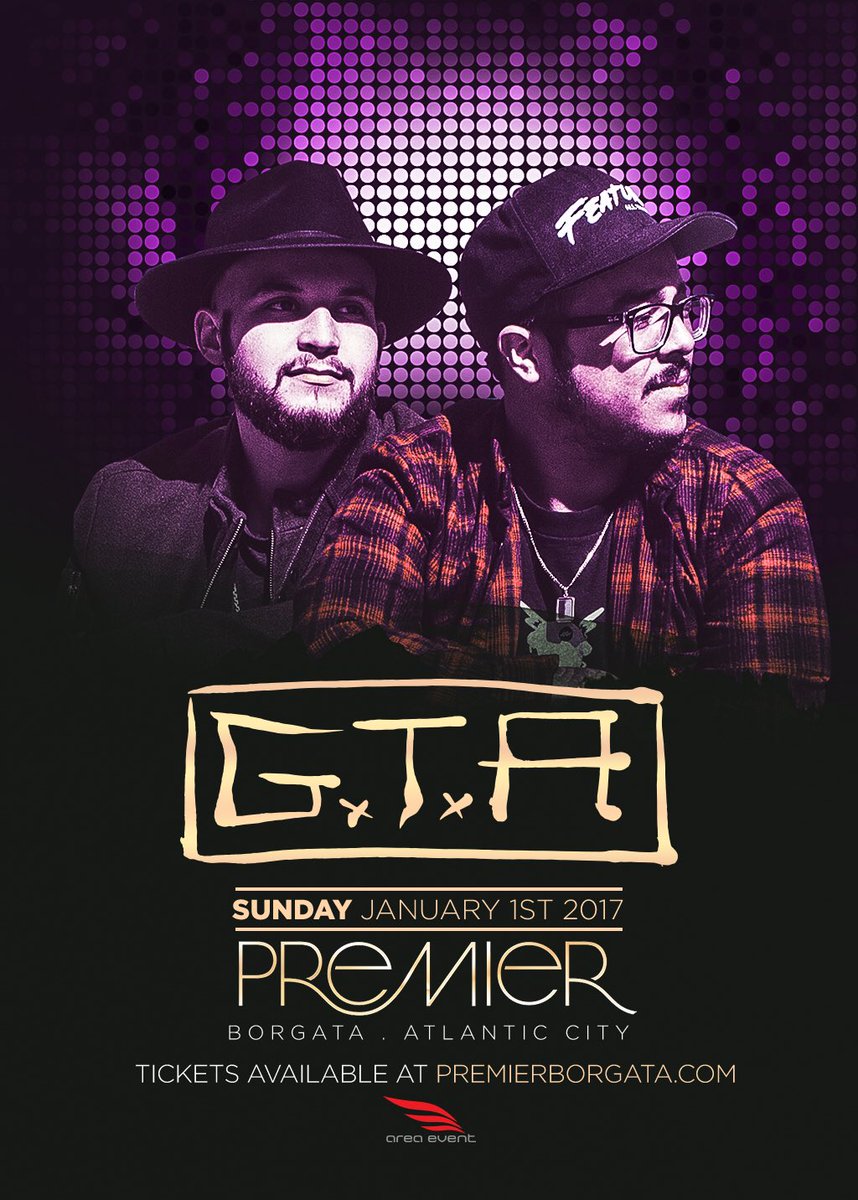 areaevent's tweet photo. 🎩 Get ready to ring in the #newyear 🎊 with @WeAreGTA @PremierAC on Sunday 1/1 🙃🎉 Grab your TICKETS NOW at https://t.co/fTD8xK9HGh‼️ https://t.co/Y6hMAZfadr