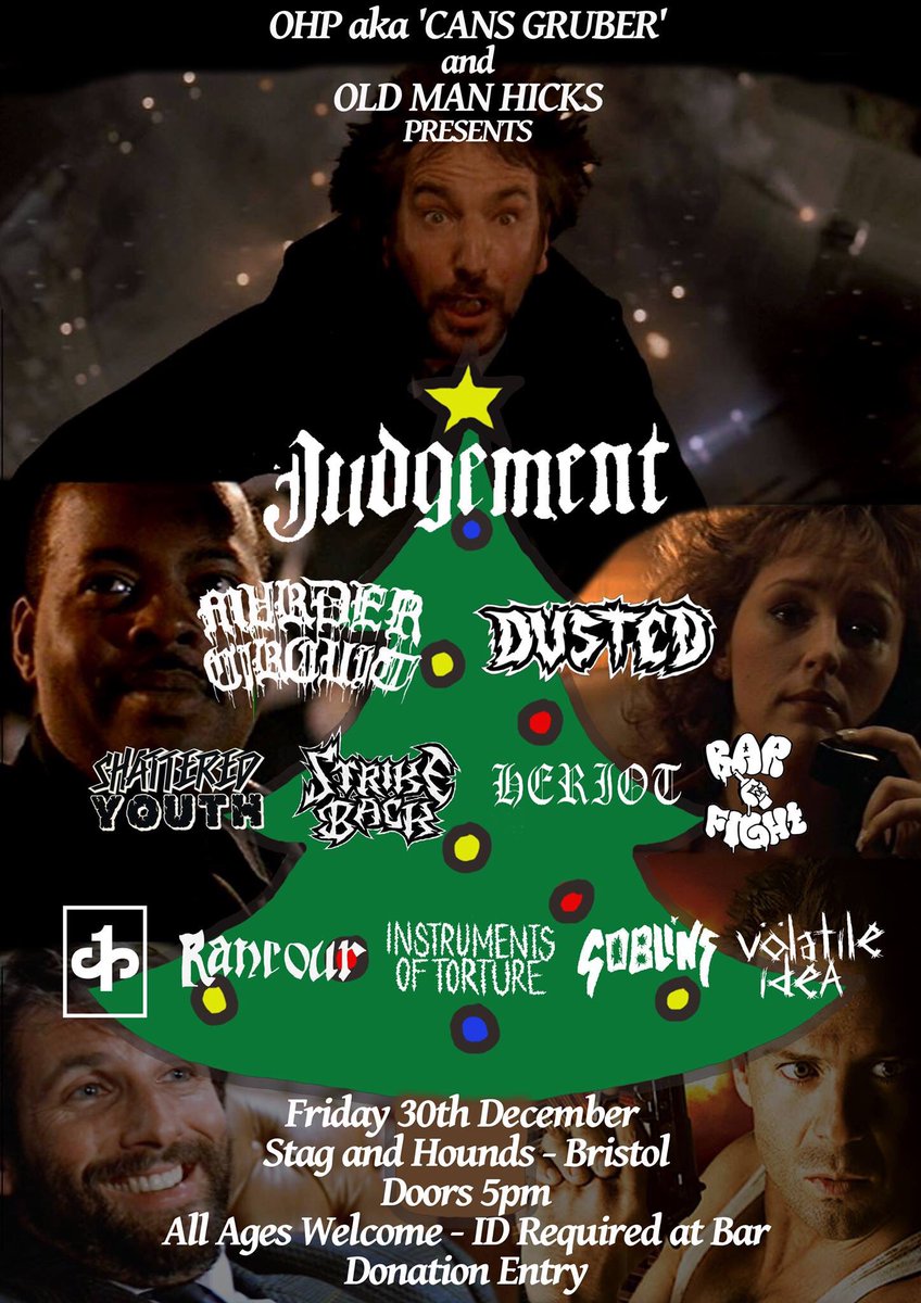 strikebackuk's tweet image. What better way to end the year than with tons of mates playing sick music? Get down early and start the party! 🎉