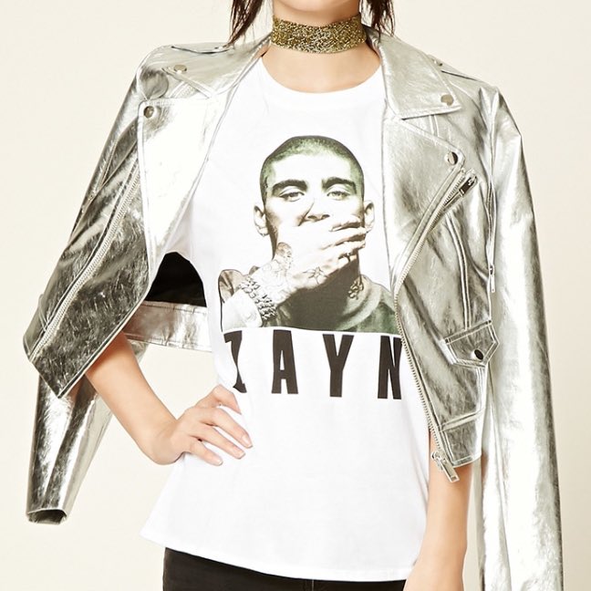 zayn malik shirt forever 21