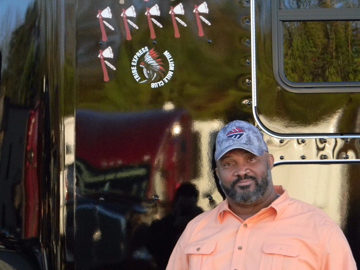 Congrats Mr. Murray! We have our very first million mile driver! Help us celebrate! tribetrans.com #truckers #trucking #tribestrong