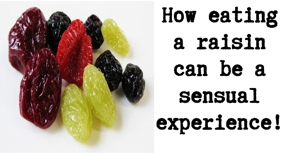 marklockyer's tweet photo. The art of sensually eating a raisin using Mindfulness!

#mindfulness #raisin #meditation

https://t.co/z8a5Cim0lz https://t.co/PhOmZtxqeM