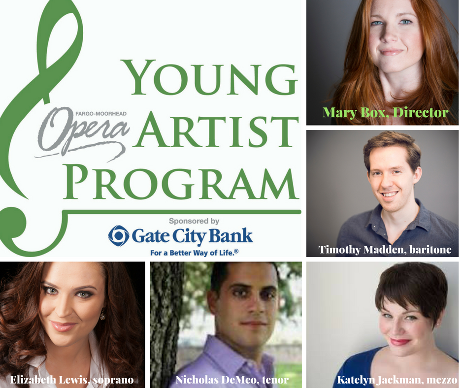FMOpera's tweet photo. Check out our 2017 Gate City Bank Young Artists! Countdown is on to their arrival the end of January! #gcbyap2017 #fmopera #ilovefargo https://t.co/TNT7yVndmy
