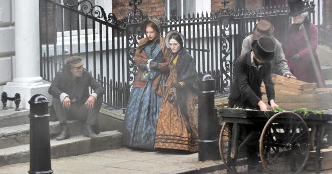 If you saw the Brontë sisters drama To Walk Invisible this evening, did you spot York's Micklegate doubling as London? Filmed back in May.