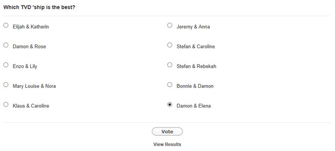delenasources's tweet photo. [POLL] Vote #Delena for "Which TVD 'ship is the best?" 
https://t.co/k6ODzhG4Ib https://t.co/J03E01JCQC