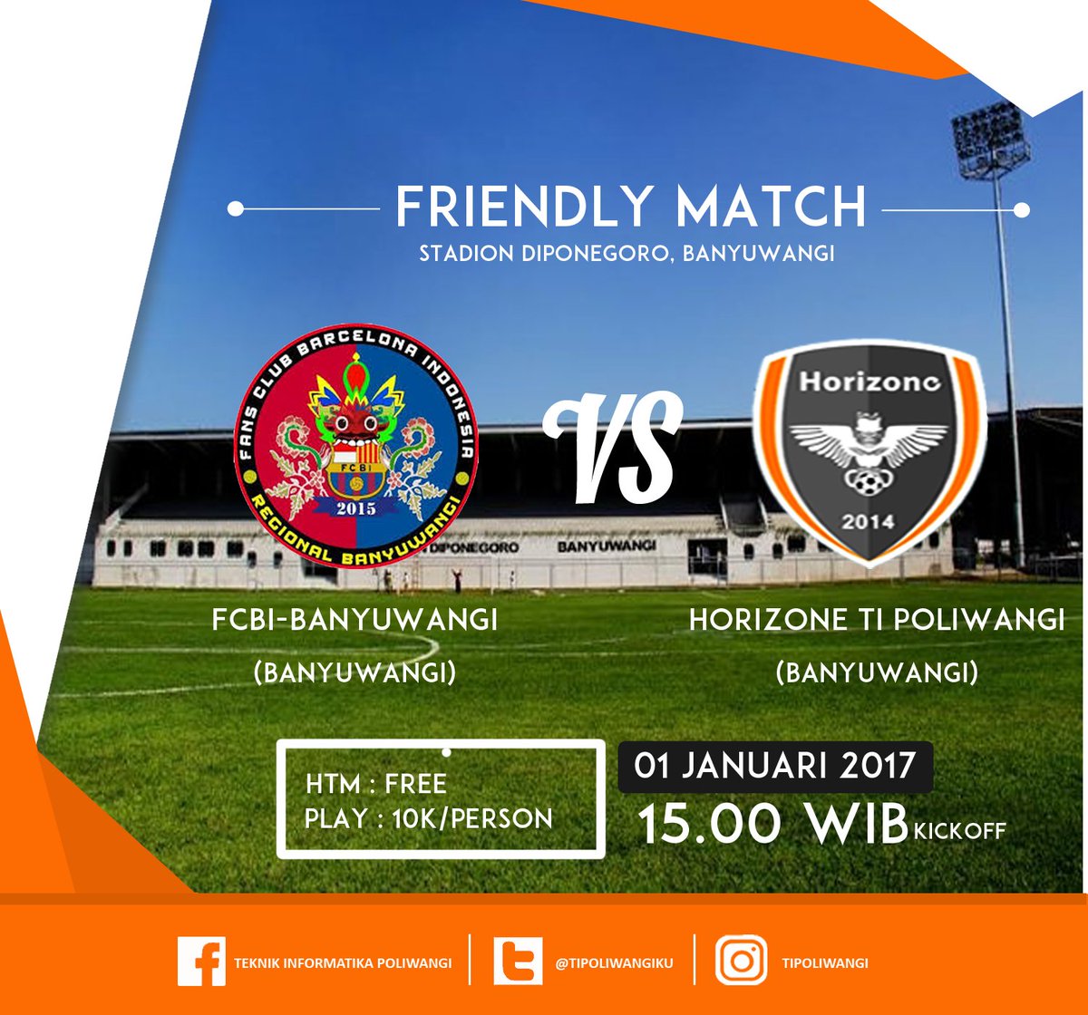 Mengisi liburan sekaligus silaturrahmi seluruh keluarga Program Studi Teknik Informatika Poliwangi.
See you, fellas!