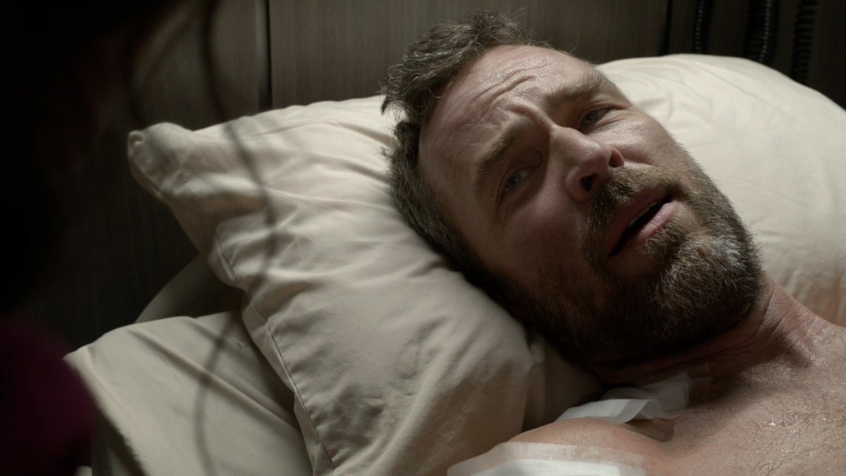 MTVteenwolf's tweet photo. that fight with the ghost riders really took a toll on argent! can he tough it out during TUESDAY'S new episode? 💔 https://t.co/ub05hhOKHN