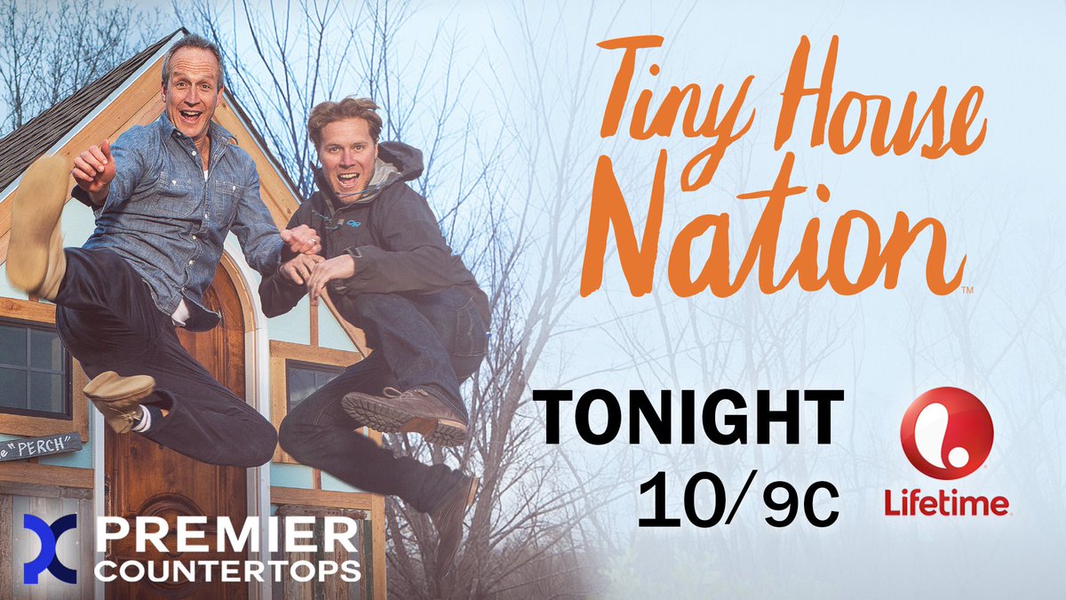 Tonight is the night! Don’t miss Premier Countertops on Tiny House Nation tonight at 10/9c on Lifetime! Learn more ow.ly/xXXt307ppnx