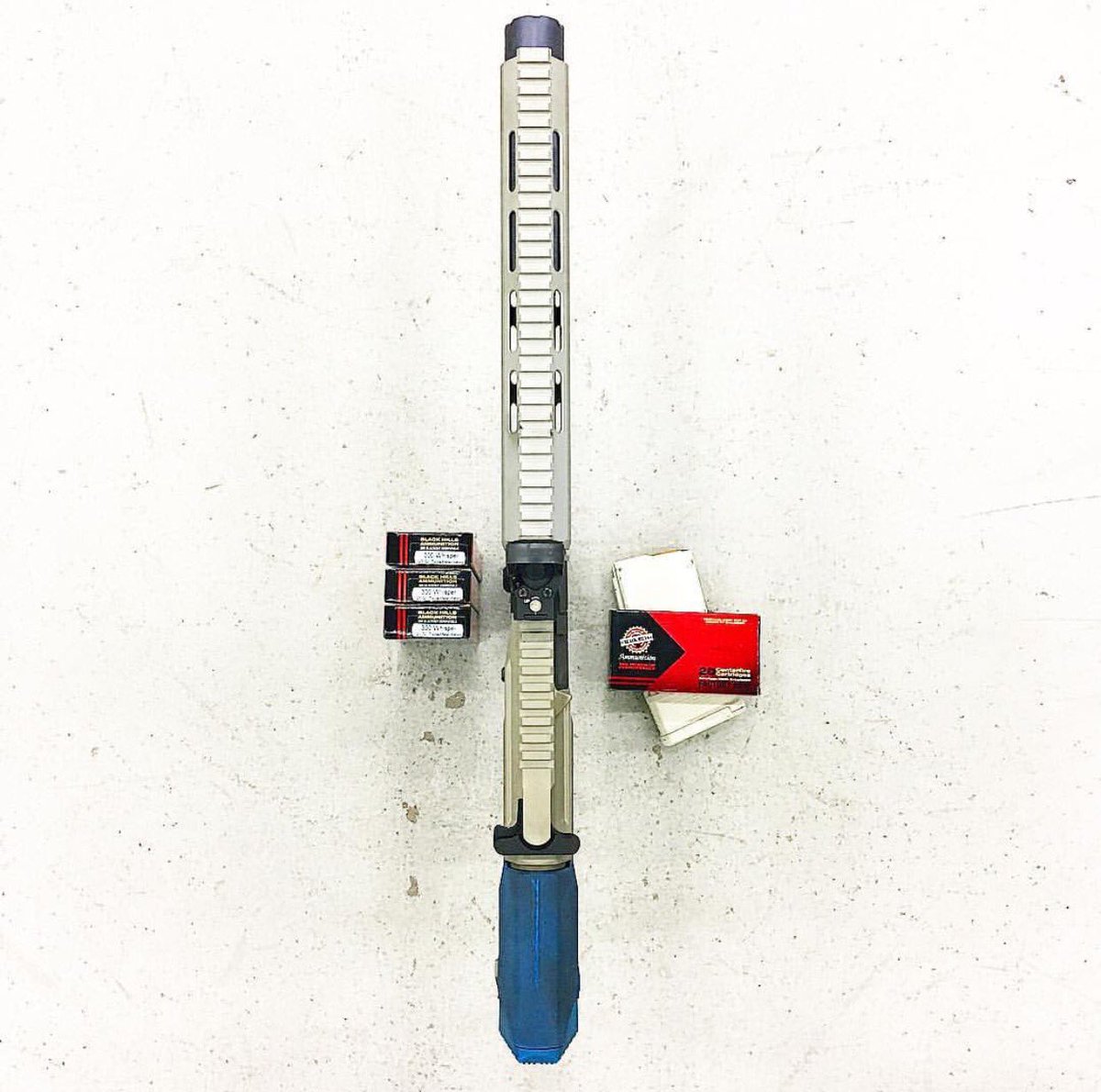 blackhillsammo's tweet photo. Red, white, and blue. #PatrioticPewPew
📷 by The Official Q
#honeybadger #300blk #blackhillsammo #rightweight #mp5replacement #funsize #clean https://t.co/BAH9y4KnHX