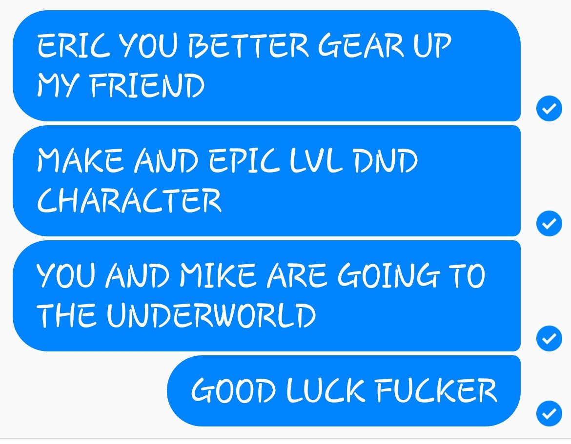 themasterwaifu's tweet photo. How I recruit for my first #dnd campaign.
#newdmcomingthrough #dungeonsanddragons https://t.co/5OurDS7kgf