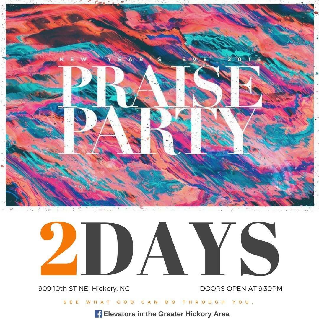 Hunter_Jacobs_'s tweet photo. Come and join us on Saturday night for the Elevation in Hickory Praise Party to bring in the new year https://t.co/kkzC7Tj6I2
