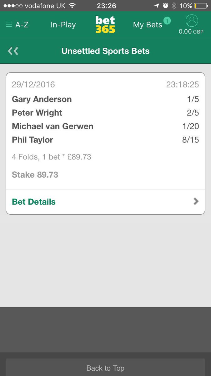 Let's hope the bet keeps on rolling <a href="/OfficialPDC/">PDC Darts</a>
