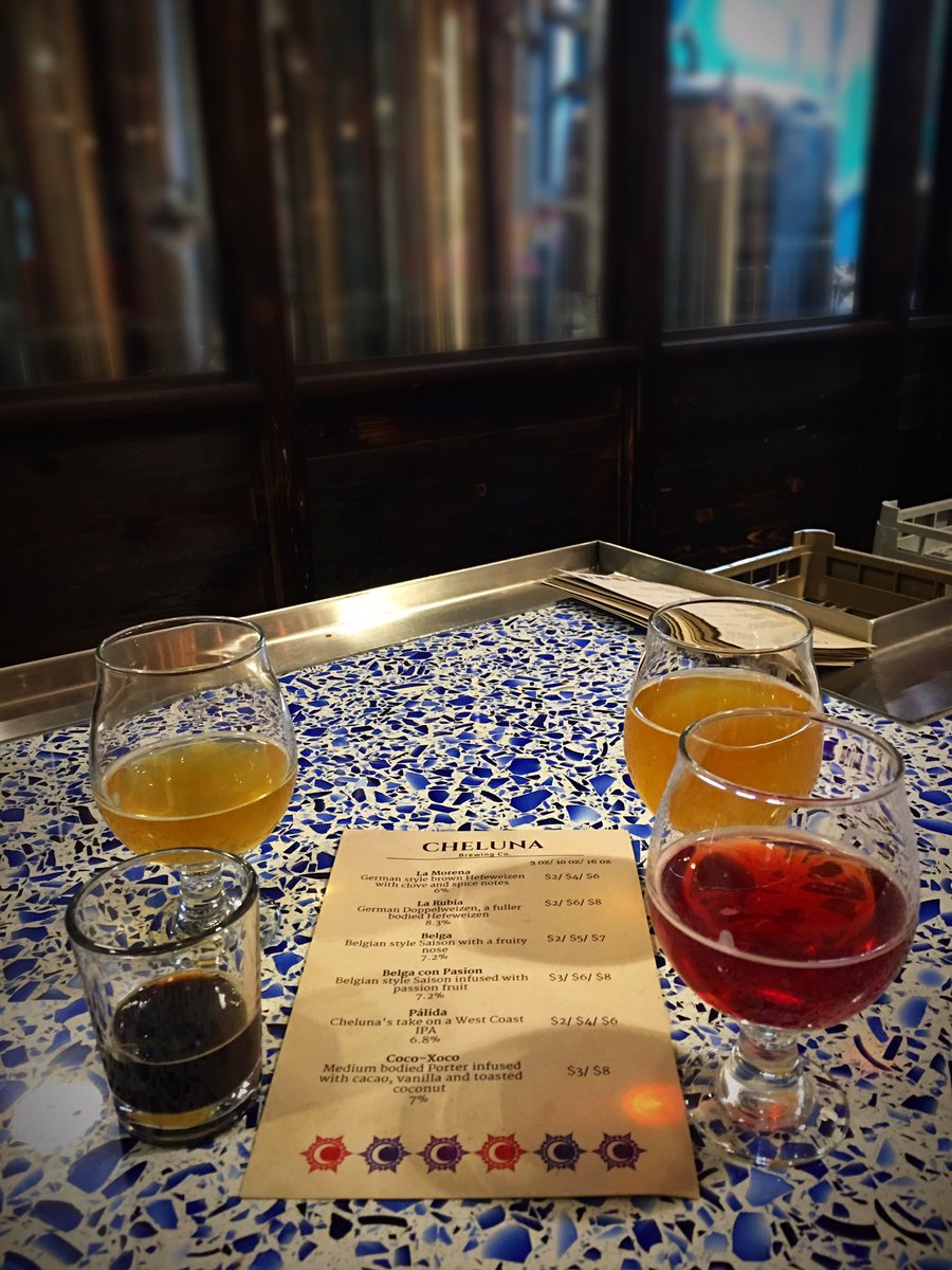 bjvagi's tweet photo. Kids are about, so Terri &amp; I checked out @chelunabrewing - just opened at Stanley. Met Jennifer &amp; Javi and had some cervezas deliciocas! https://t.co/uODOzFQwzu
