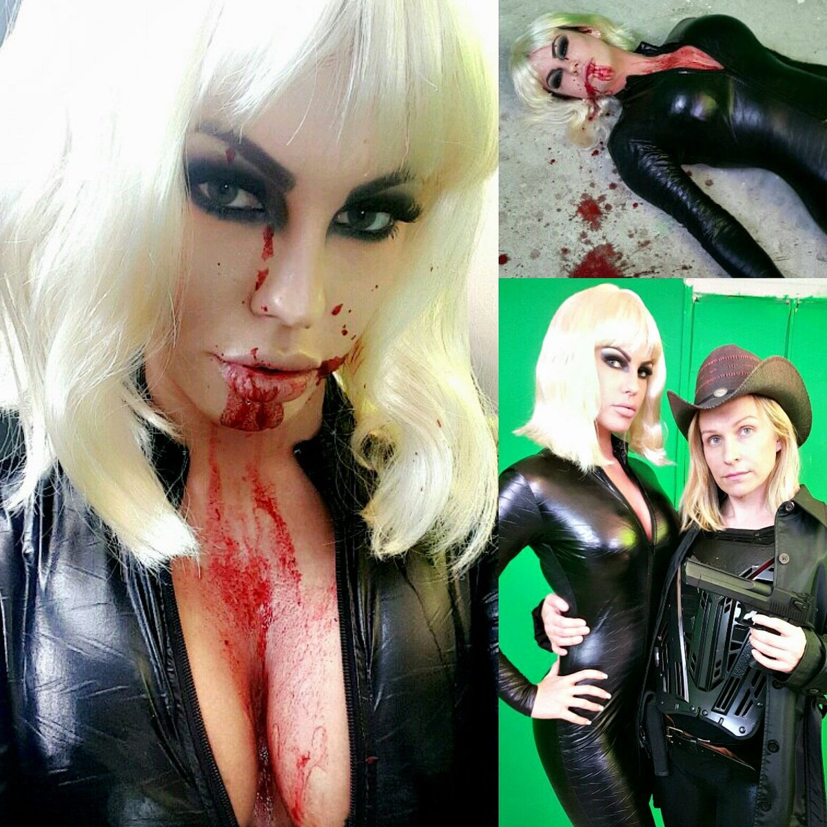 Ivy_Ferguson's tweet photo. I'm A Horror Movie Fanatic! 💀 Had A Gorific Time In My First Ever Horror- Scifi Film Appearance 👽 #AttackOfTheBimbos https://t.co/rZnNPavDiy