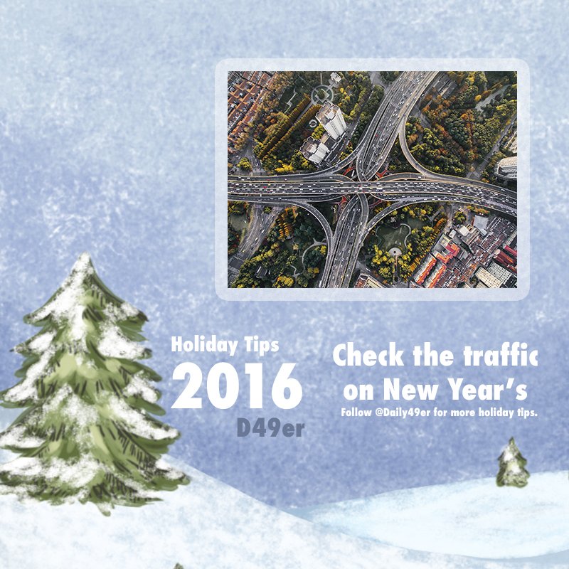 Holiday Tips: Check the traffic on the Internet on New Year's to find the best routes. 
#CSULB #Holidays #49erNow https://t.co/CQJk5FjcFL