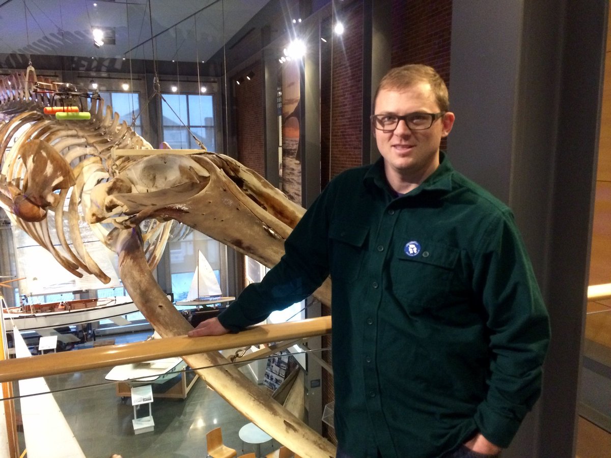 BroadEmbrace's tweet image. Went to the New Bedford Whaling Museum. Same whale, same nerd, 18 years apart.