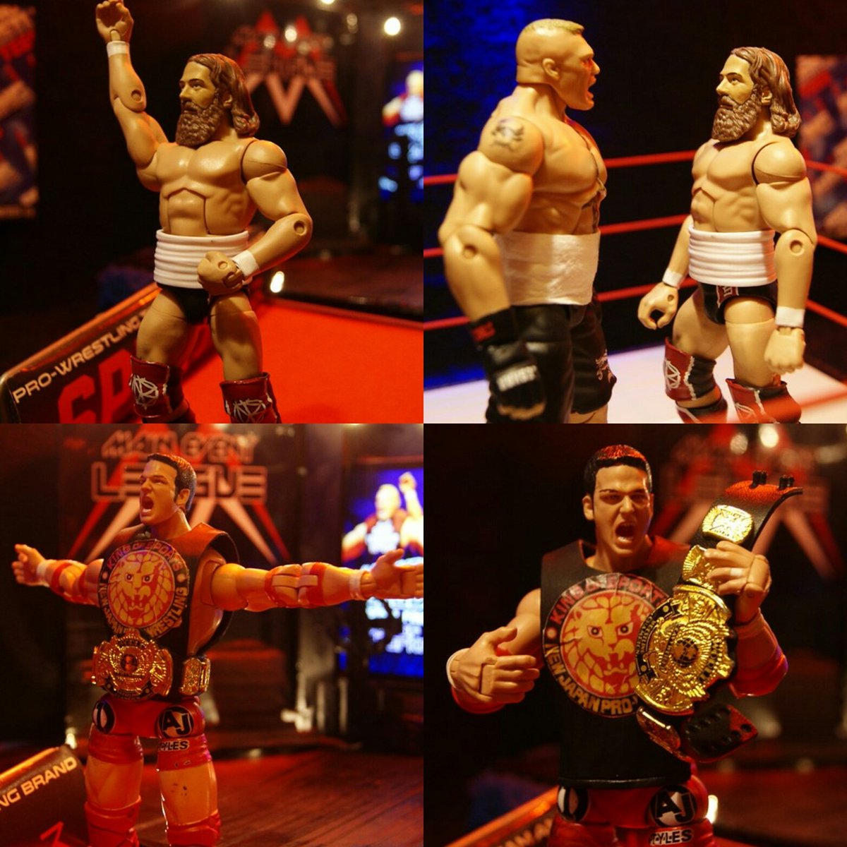 MainEventLeague's tweet photo. AJ Styles defends the #MainEventLeague Championship against Brock Lesnar, Daniel Bryan and Kurt Angle!
https://t.co/n7I4BF6vMj https://t.co/ki3wlfpDU9