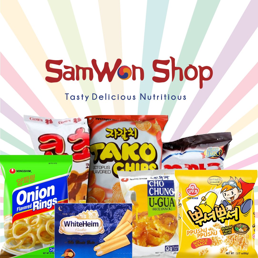 SamWonGroup's tweet photo. iar makin seru, pastikan kamu sudah stok camilan enak &amp; lezat di rumah. Kalau belum, yuk beli di https://t.co/RhYkLO4Vno. #samwonshop (2/2) https://t.co/EqdX3x1sPt