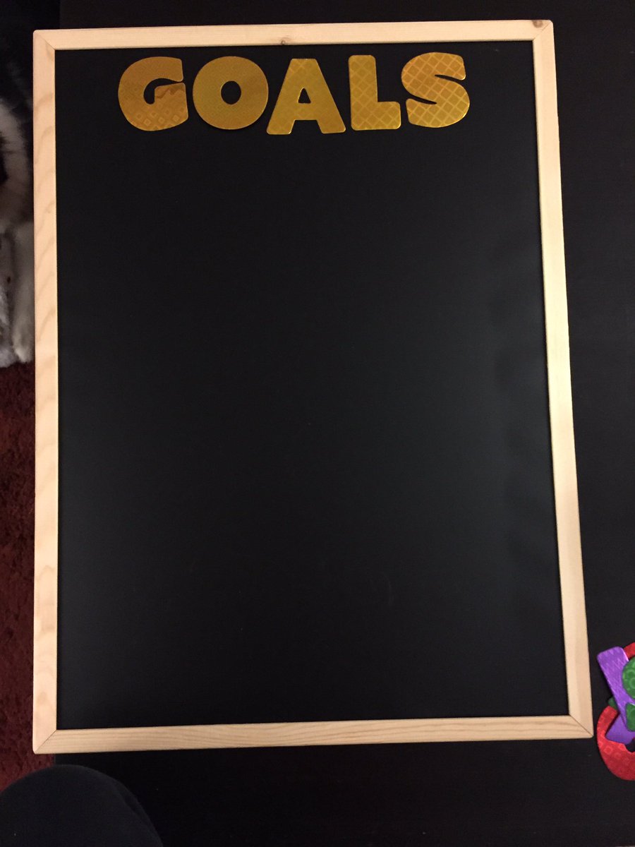 MissWrightRM's tweet photo. People who write down their goals are more likely to achieve them....#letsdothis #believeinyourself https://t.co/YyBhXov3hB