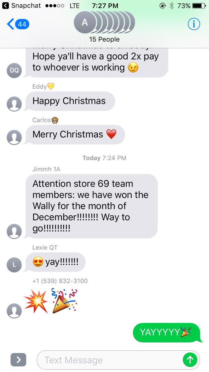 xobraian's tweet photo. I love my co workers 😂😂 we won the mf Wally 😜😜🎉 get ready for this lit ass store picture 😉😂 #store69 https://t.co/gcPoiFllCw