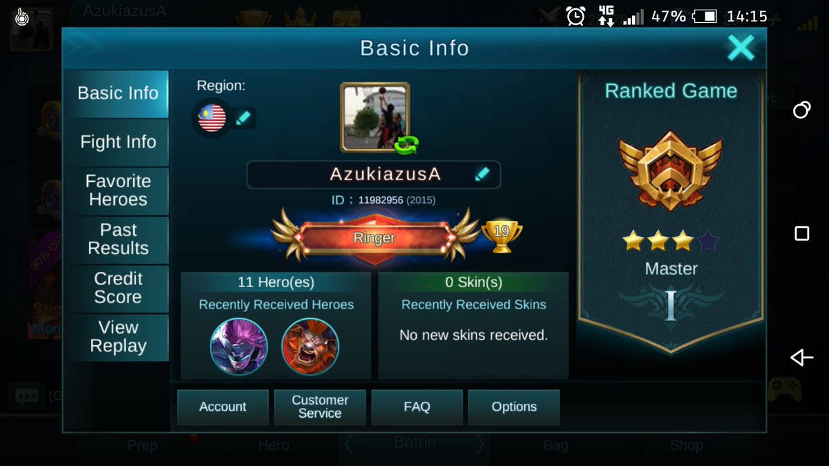 namasayaKa's tweet image. Do add me.. #MobileLegends #RoadToGrandmaster