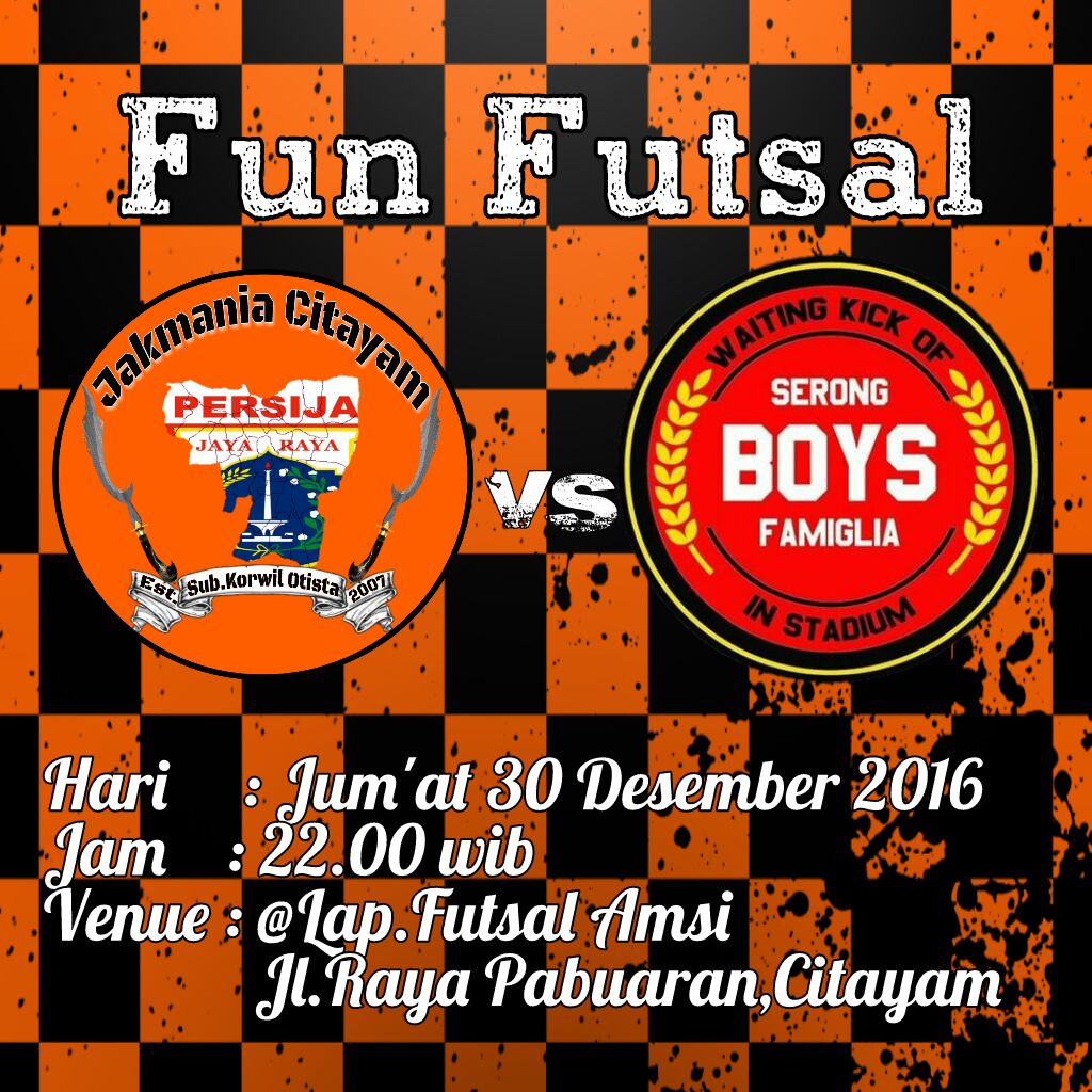 JakCTYM's tweet photo. RAMAIKAN !!! 
Fun futsal sekaligus silahturahmi bareng abang2 @SerongBoys 😊 https://t.co/o7rp3MXMLX