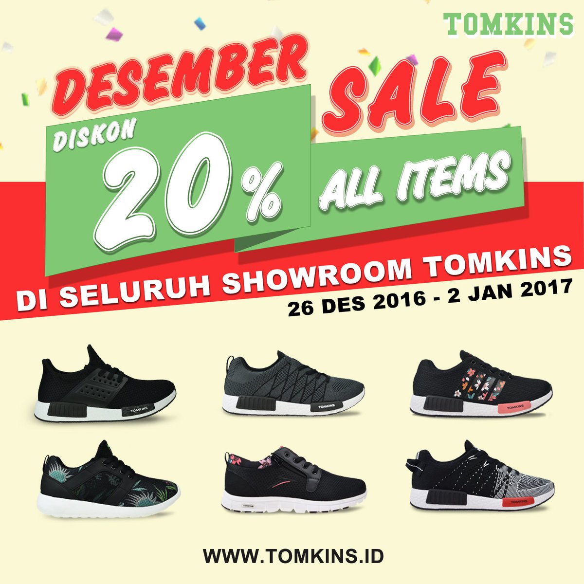 Diskon 20% All Items

Di seluruh showroom TOMKINS.