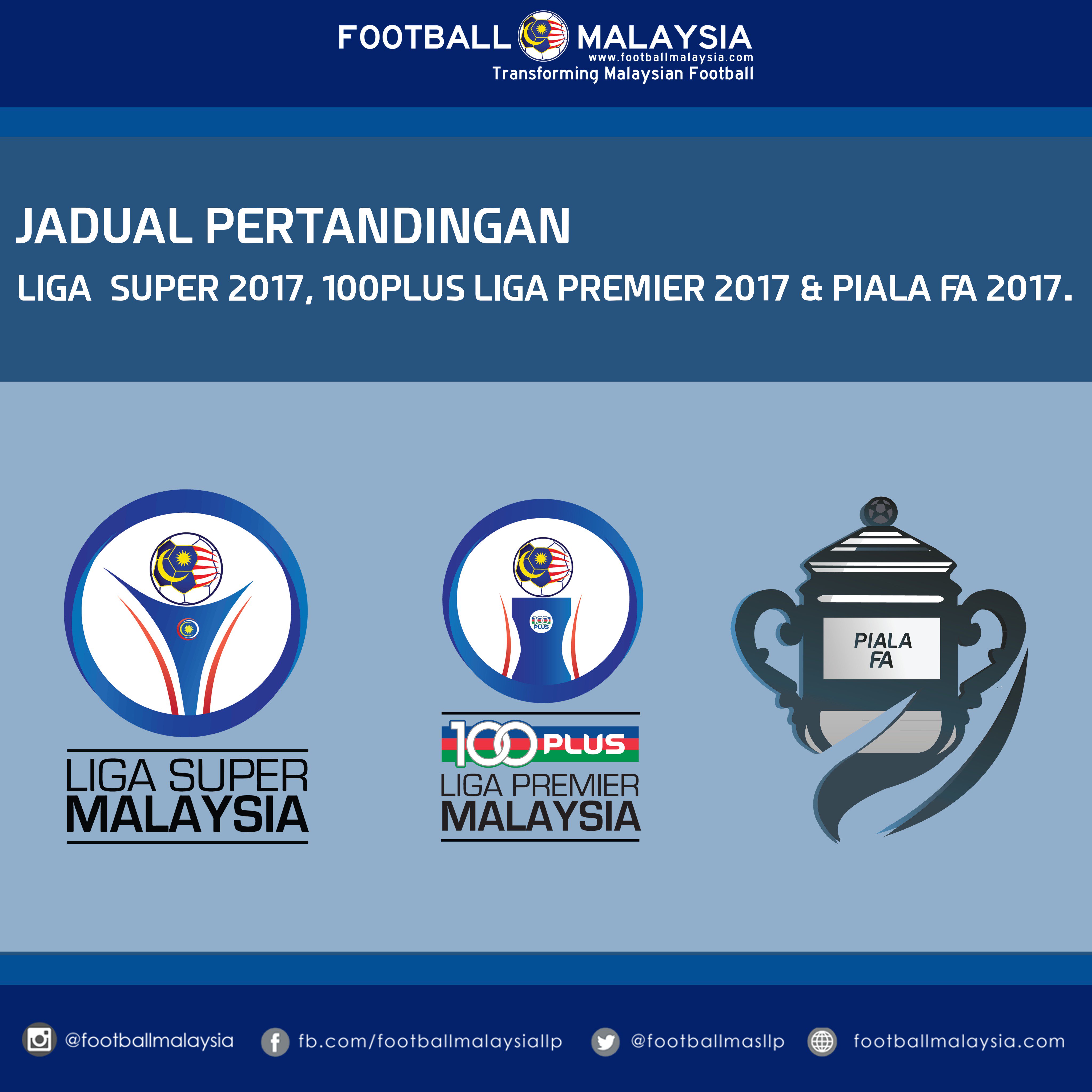 Fa malaysia piala jadual Jadual Bola