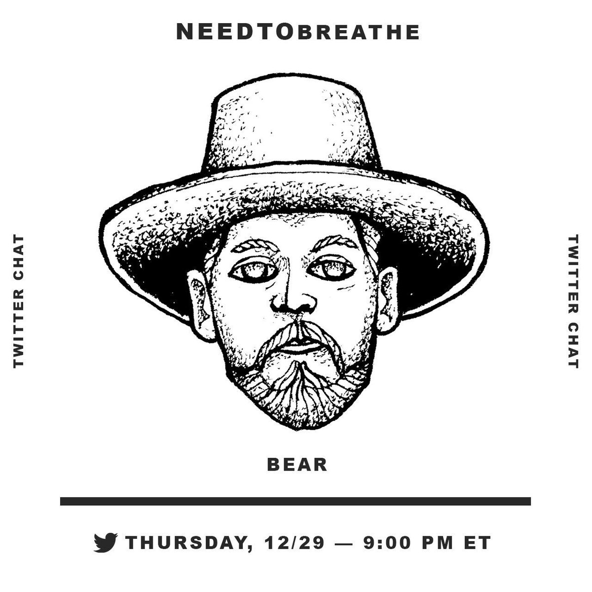 joshlovelace's tweet photo. THE @BearRinehart3 is over on the @NEEDTOBREATHE answering all your burning questions. Go ask away! #AskNTB https://t.co/P8jRYNtcFL