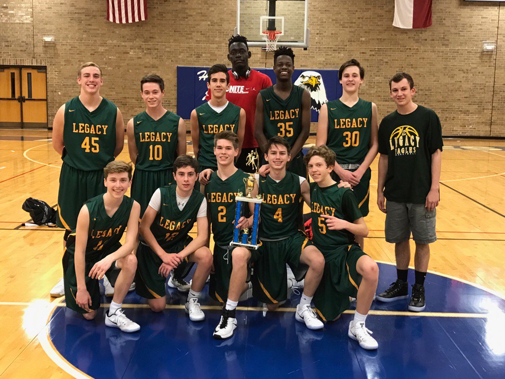 LegacyMosley's tweet image. Champions of the Allen 9th tourney.  @FriscoLegacy @EagleAthletics 54-37 defeat of Lakeview.  Congratulations!