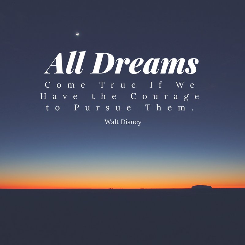 annedivitto's tweet image. All dreams will come true if you choose to pursue them. Are you pursuing your dreams?