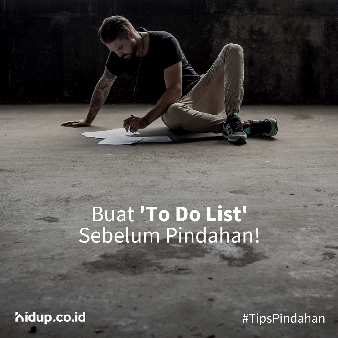 hidupid's tweet photo. Tahun baru ini berencana untuk pindahan? Ingat buat 'To Do List' sebelumnya ya agar lebih fokus dan terarah. 😁 #TipsPindahan #HidupLebihBaik https://t.co/EKByF3FPh8