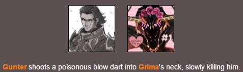 As we all flee the cornucopia, we hear the dying roars of a dragon god and an echoing "ROOKIE"