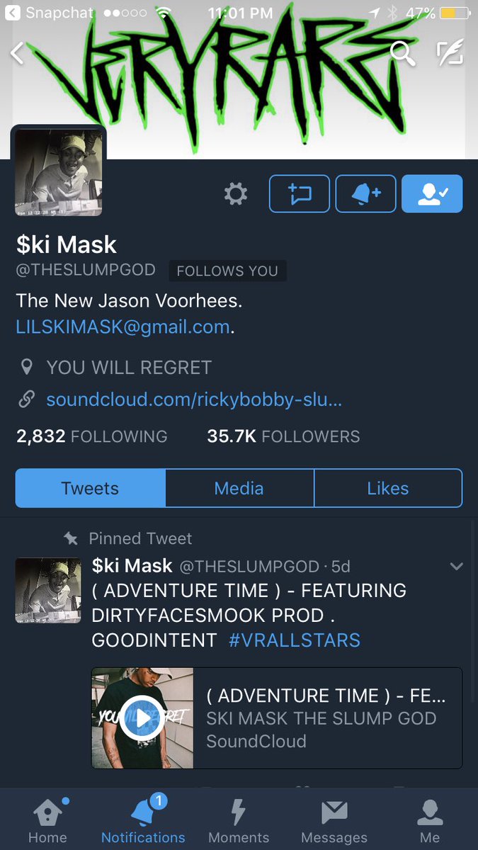 nickpoborsky's tweet photo. @THESLUMPGOD night made https://t.co/86gH1fzbA4