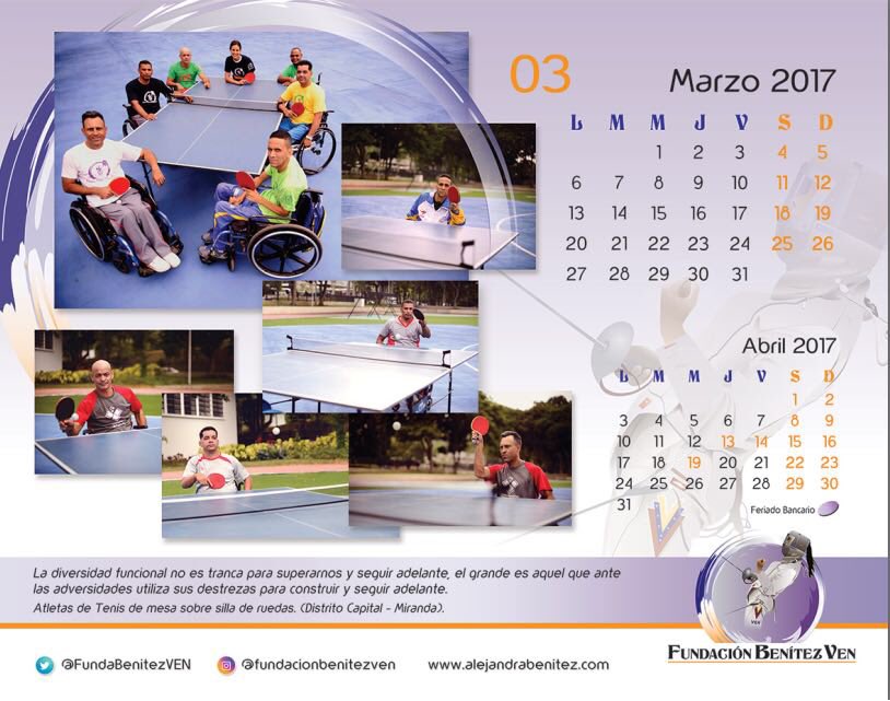 Hoy presentamos nuestro calendario 2017!!! Gracias a todos los que colaboraron con nosotros