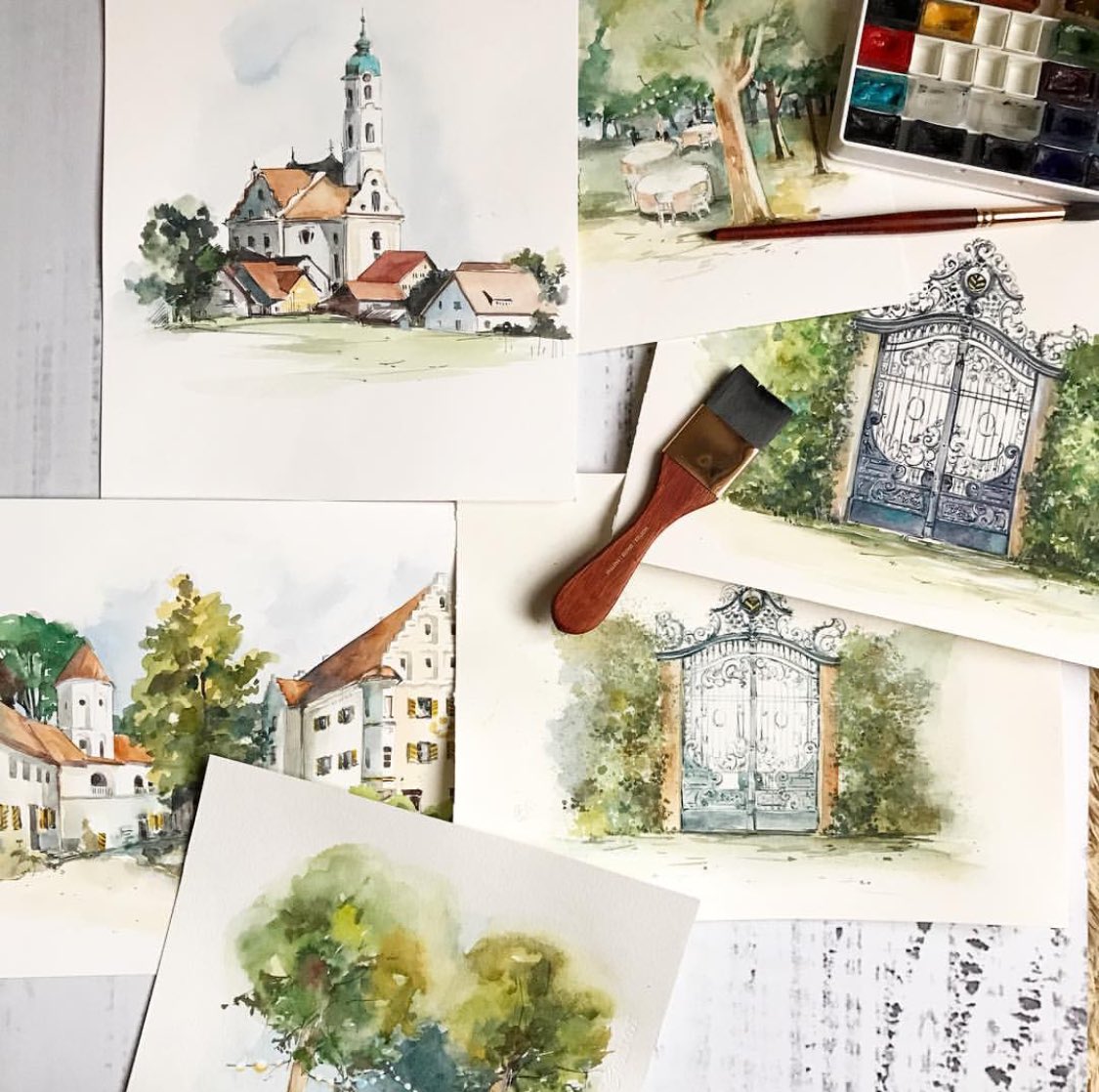 To inspire! 🍃👉by <a href="/svirita/">CanotStopPainting</a> #watercolour_gallery