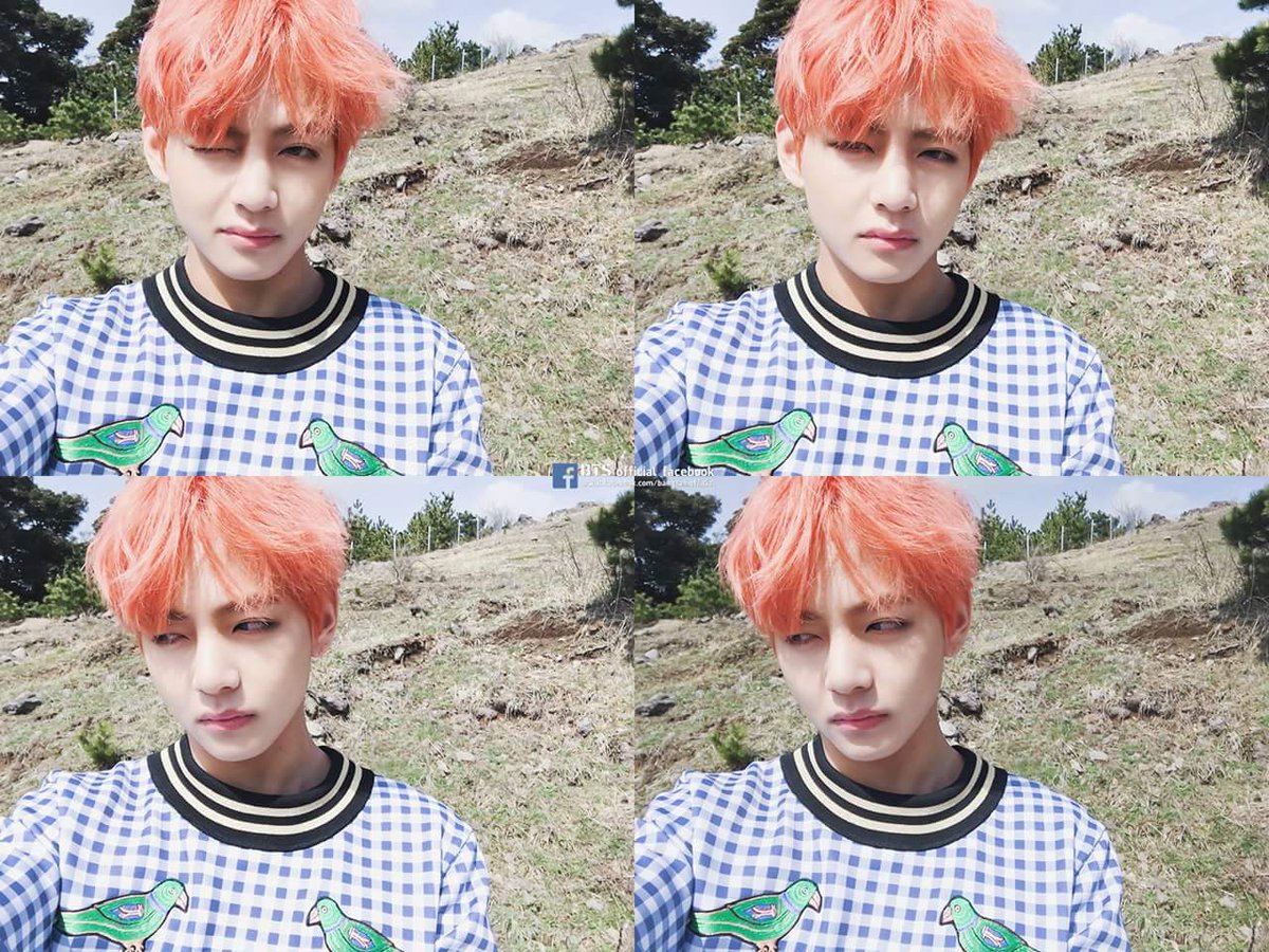 BTSMalaysia's tweet photo. 📷 161230 BTS Official Facebook Update 22nd Happy 'V'irthday 2016 https://t.co/78OKnXBylX