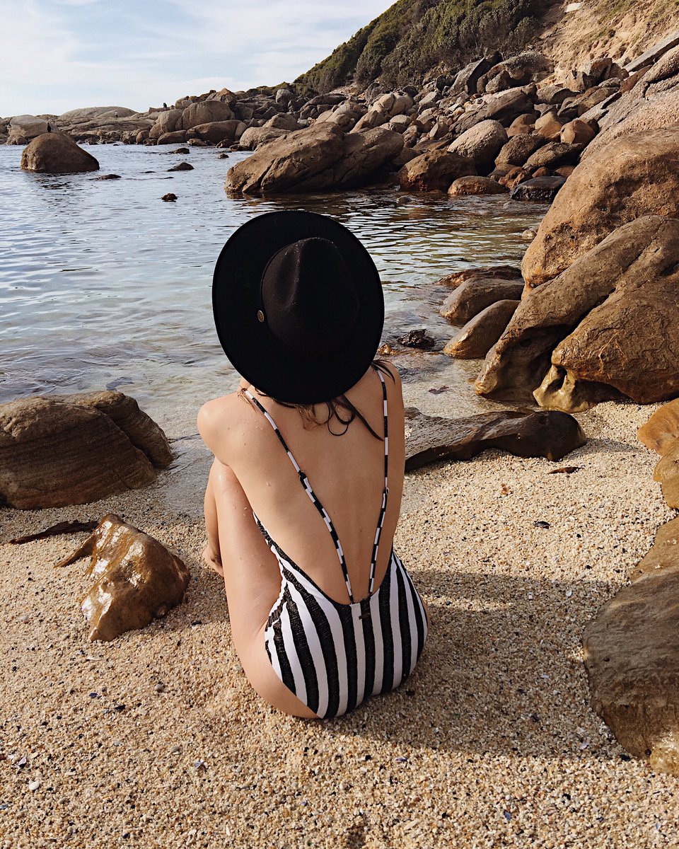 Summer essentials 🌞🌊 My <a href="/Simon__Mary/">Simon + Mary</a> hat from <a href="/wearels_za/">WEARELS</a> &amp; my full-piece cossie from <a href="/bbwomens_za/">Billabong Womens ZA</a> 👣 #summerloving ❤️