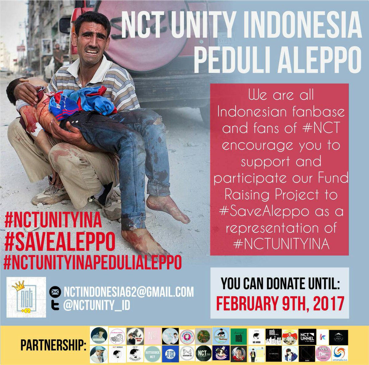 FUNDTASTIC7_ID's tweet photo. They need you, they call you and wait for you.. Lets Help Them
#savealeppo #savealepposavehumanity #SaveAleppoNOW #NCTFansSaveAleppo https://t.co/OlCdziqWeO