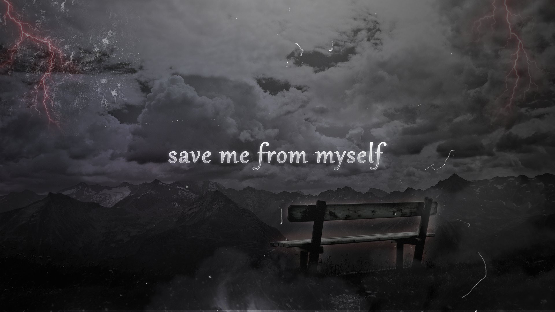 Depressing Art on Twitter: "Save Me From Myself. #Depressing #