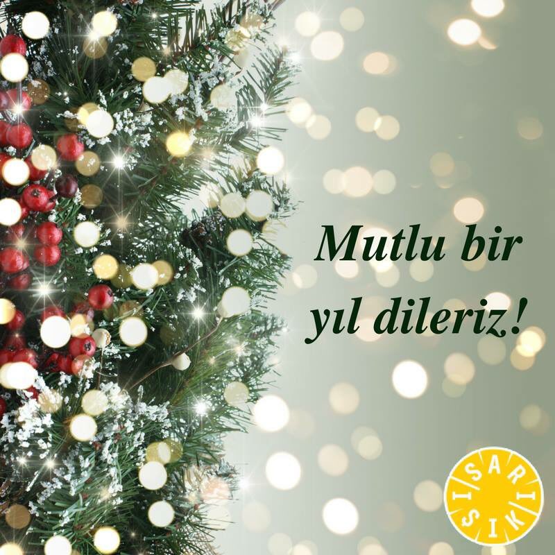 Tüm sevdiklerinizle geçireceğiniz mutlu, huzurlu ve sağlıklı bir yıl dileriz!