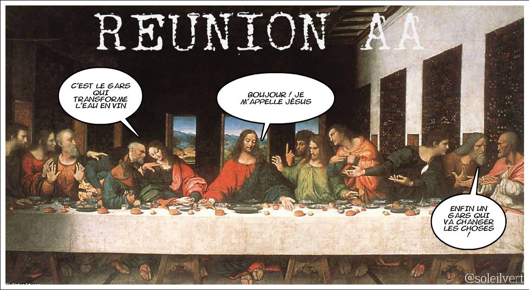 soleilvert's tweet photo. Une légende raconte les premières réunions AA https://t.co/uOioHa0hHZ