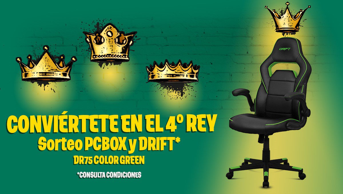 PC_Box's tweet photo. [SORTEO] ¿Quieres ser el 4º Rey Mago? #CorónateConDrift

Follow @DRIFTgamingeu
Follow @PC_Box 
Haz RT.

Finaliza el 6 de enero. ¡Suerte! https://t.co/xX3EIvojj4