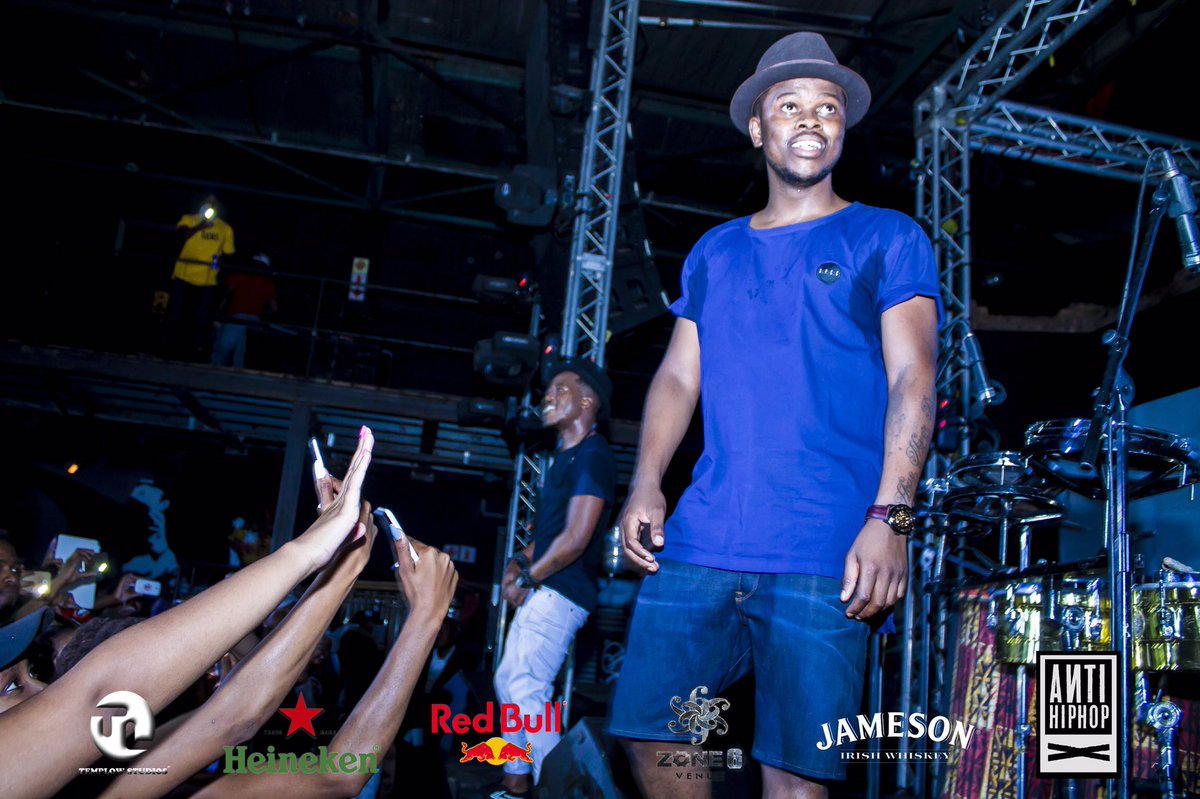AntiHipHopSA's tweet photo. #Antihiphop #GoldMotion the experience was awesome ππ» thank you @black_motion @Zone6Venue https://t.co/dXDmWqXvXU