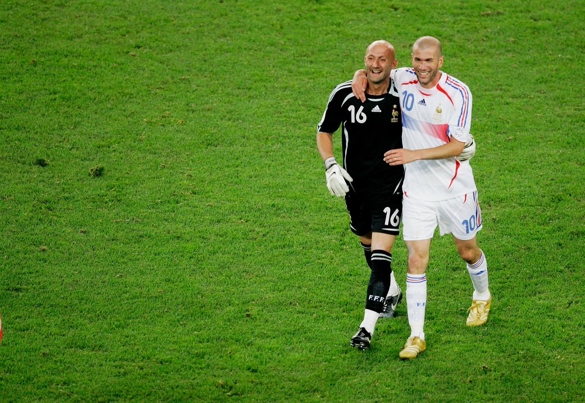 Fabien Barthez: De 1994 à 2006, Fabien Barthez et Zinédine ...