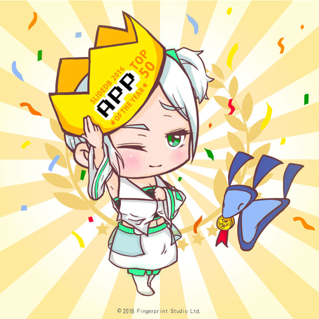 Triangle180_HK's tweet photo. We are delighted to announce that #Triangle180 won the Top 50 in App of the Year 2016 of @slidedb π #indiegame #puzzlegame #unity #indiedev https://t.co/ZKLnRA0A8x