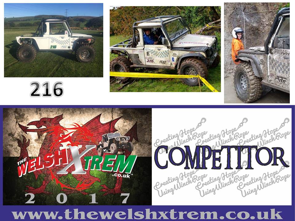 thewelshxtrem's tweet photo. Team Dunn Up 4x4, Charles Dunn and Stevie Wake, 216. Competitor at the Welsh #xtrem17 https://t.co/BurVcQELlo