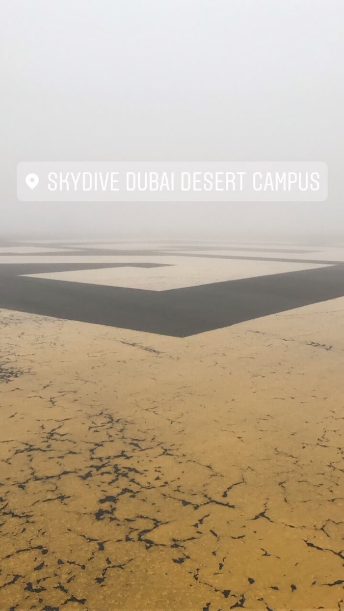 skydivedubai's tweet photo. #NowCall Visibility has cleared and our boogie skydivers are now loading on the planes 😀✌️ https://t.co/qmk2RIdLh4