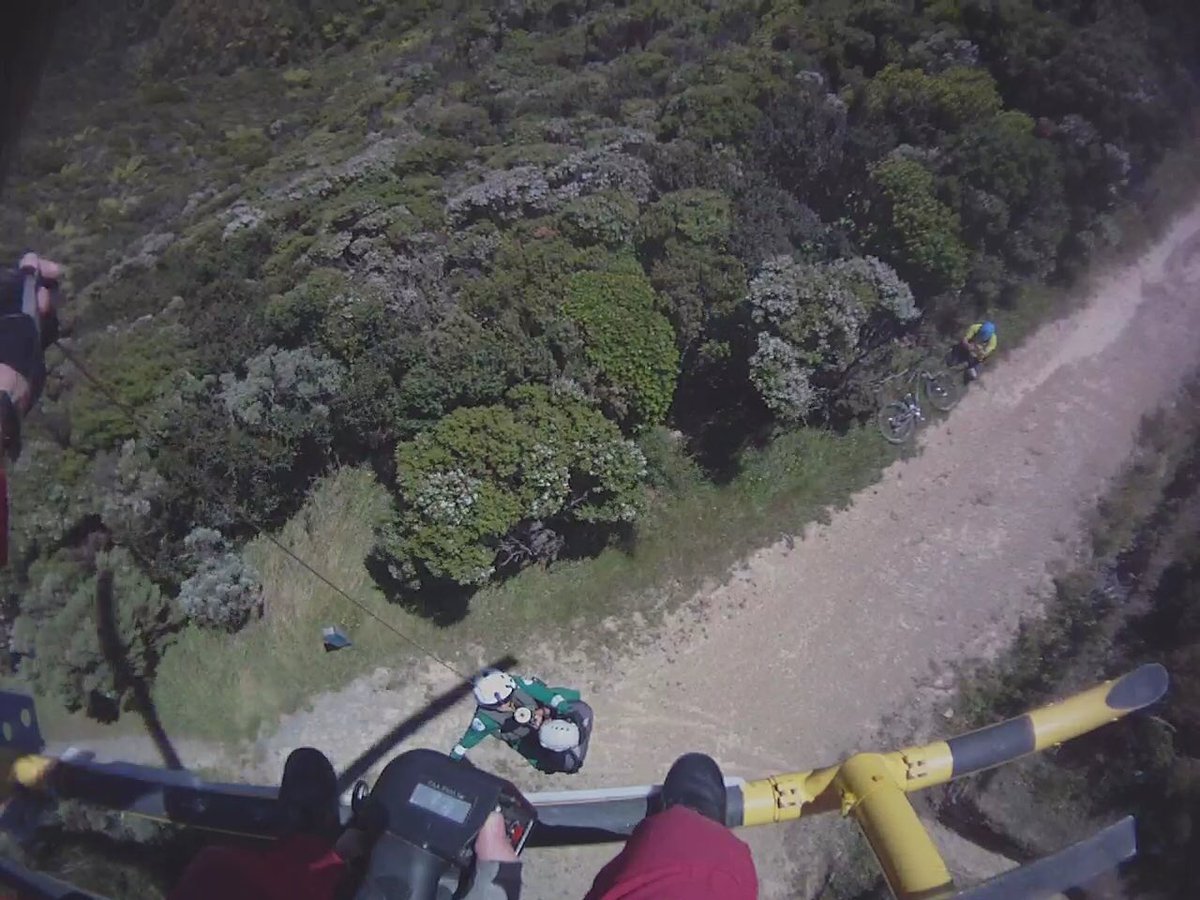 Our Westpac Chopper team responded to a mountain bike crash in the Makara Peak Mountain Bike Park this afternoon.